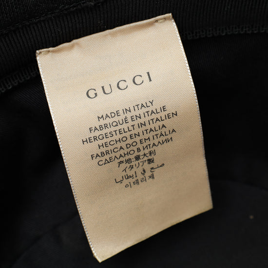 Gucci Black GG Bucket Hat-Gucci-THE CLOSET