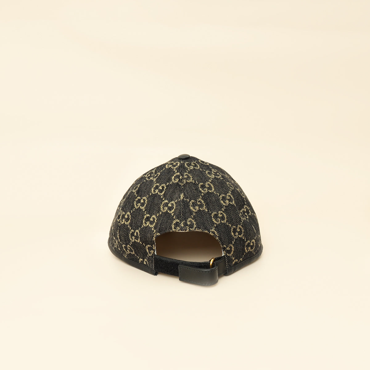 Gucci Bicolor GG Denim Baseball Large Hat-Gucci-THE CLOSET