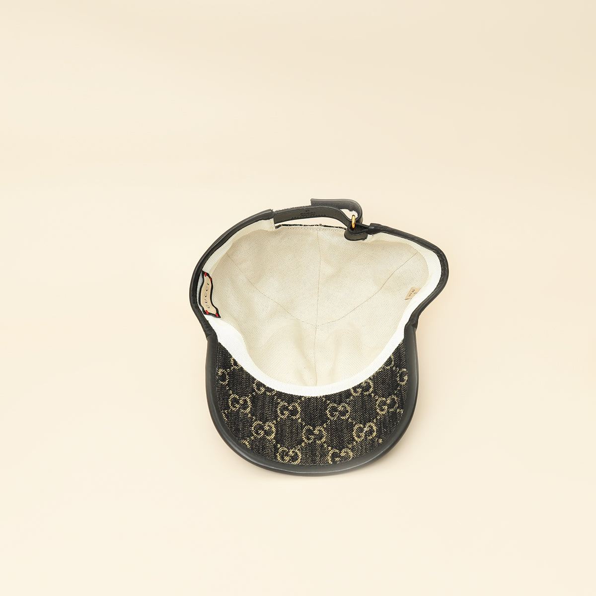 Gucci Bicolor GG Denim Baseball Large Hat-Gucci-THE CLOSET