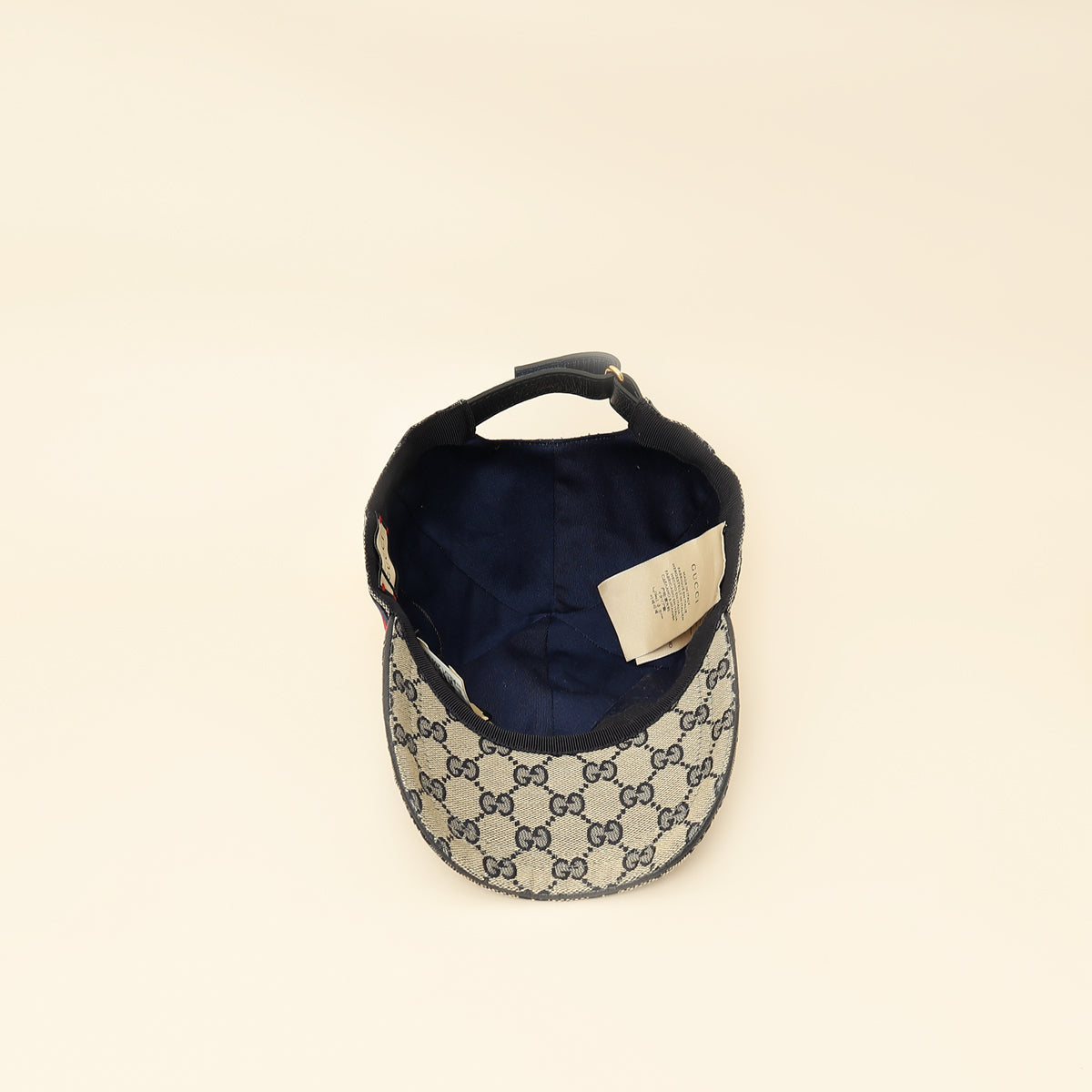 Gucci Bicolor GG Web Baseball Large Hat-Gucci-THE CLOSET
