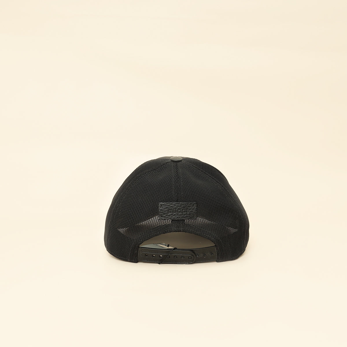 Gucci Black GG Nylon Net Medium Baseball Hat-Gucci-THE CLOSET