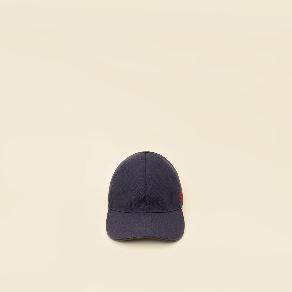 Gucci Navy Blue Interlocking G Medium Baseball Hat-Gucci-THE CLOSET