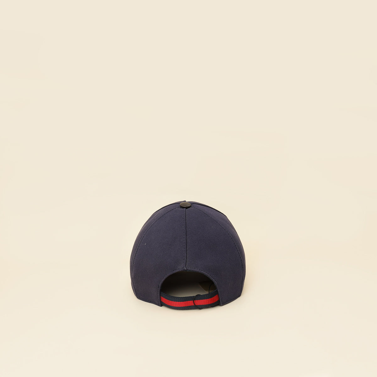 Gucci Navy Blue Interlocking G Medium Baseball Hat-Gucci-THE CLOSET