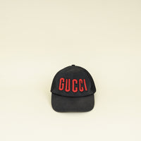 Gucci Black Logo Baseball Hat