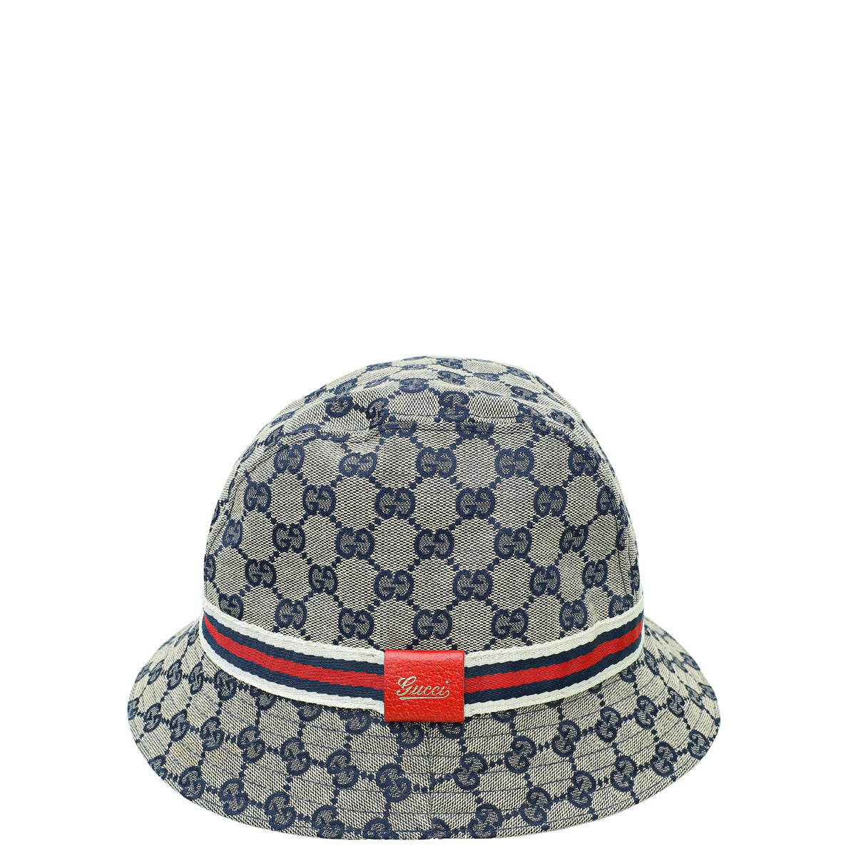 Gucci Bicolor GG Web Large Bucket Hat-Gucci-THE CLOSET