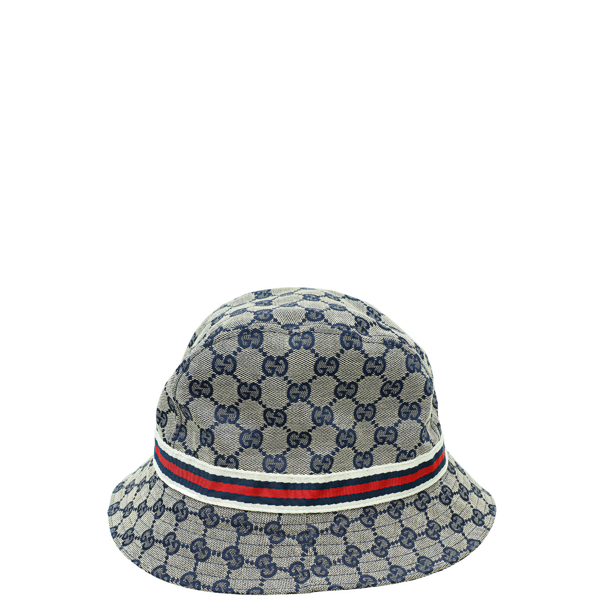 Gucci Bicolor GG Web Large Bucket Hat-Gucci-THE CLOSET