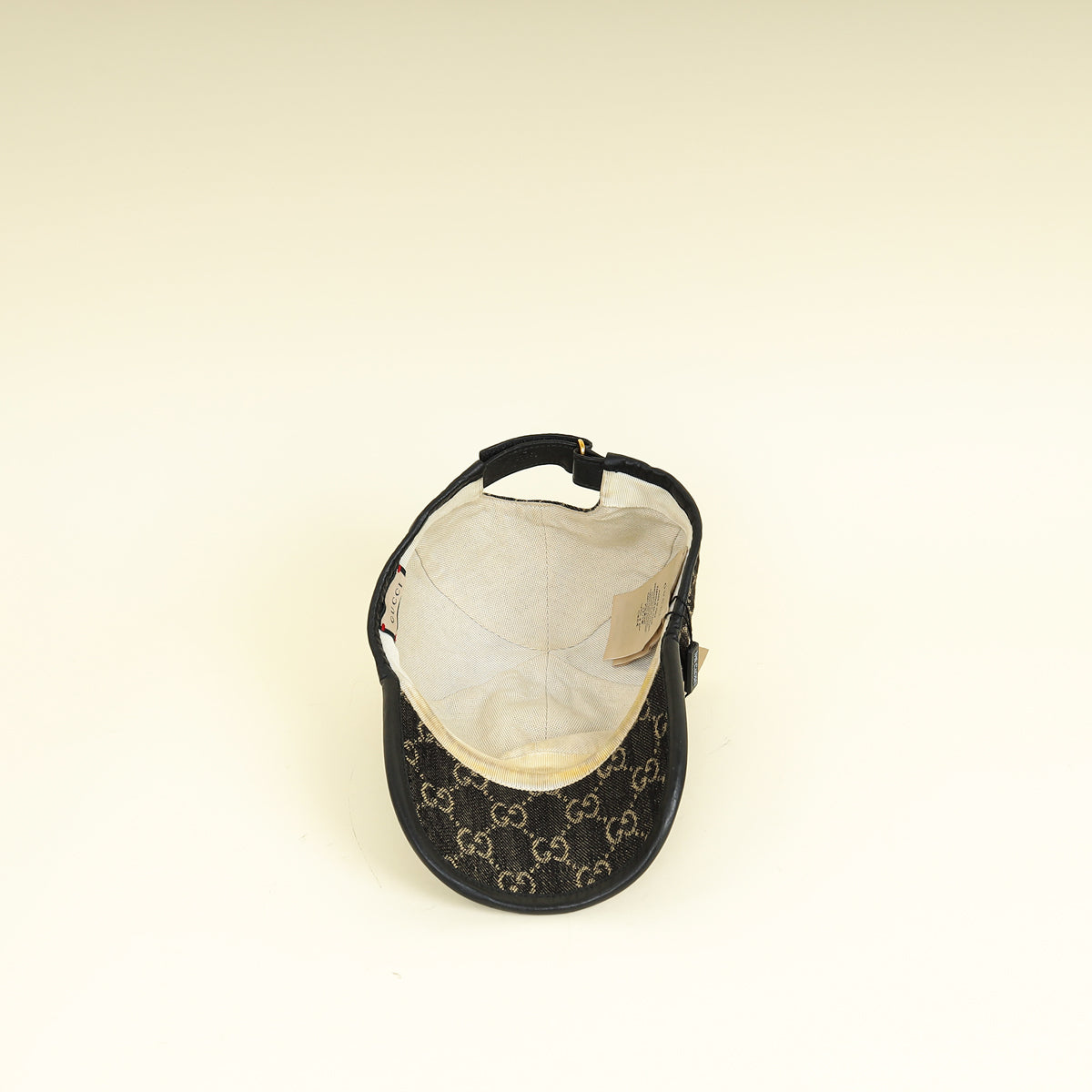 Gucci Black Denim GG Baseball Hat