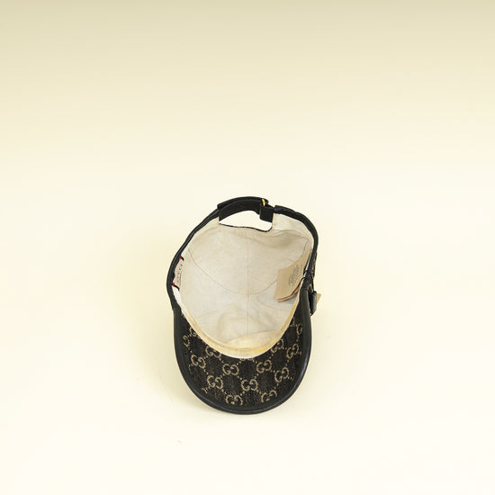 Gucci Black Denim GG Baseball Hat