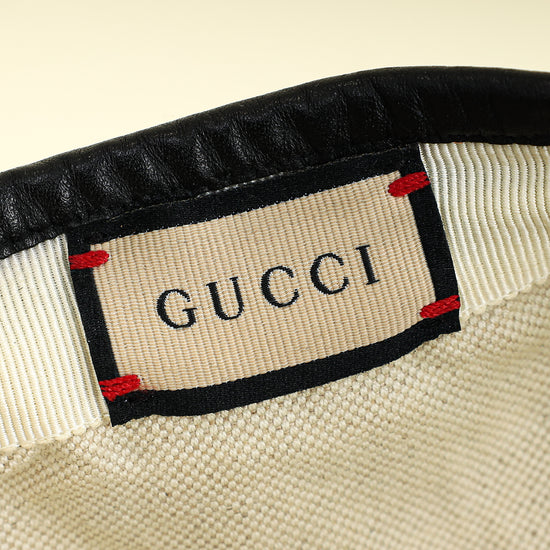 Gucci Black Denim GG Baseball Hat