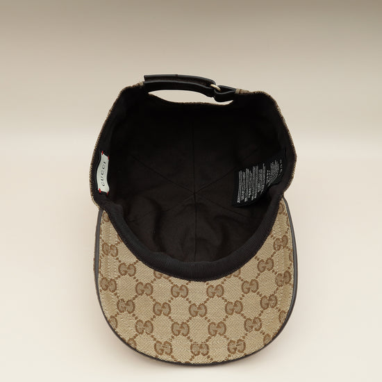 Load image into Gallery viewer, Gucci Ebony GG Web Baseball Hat
