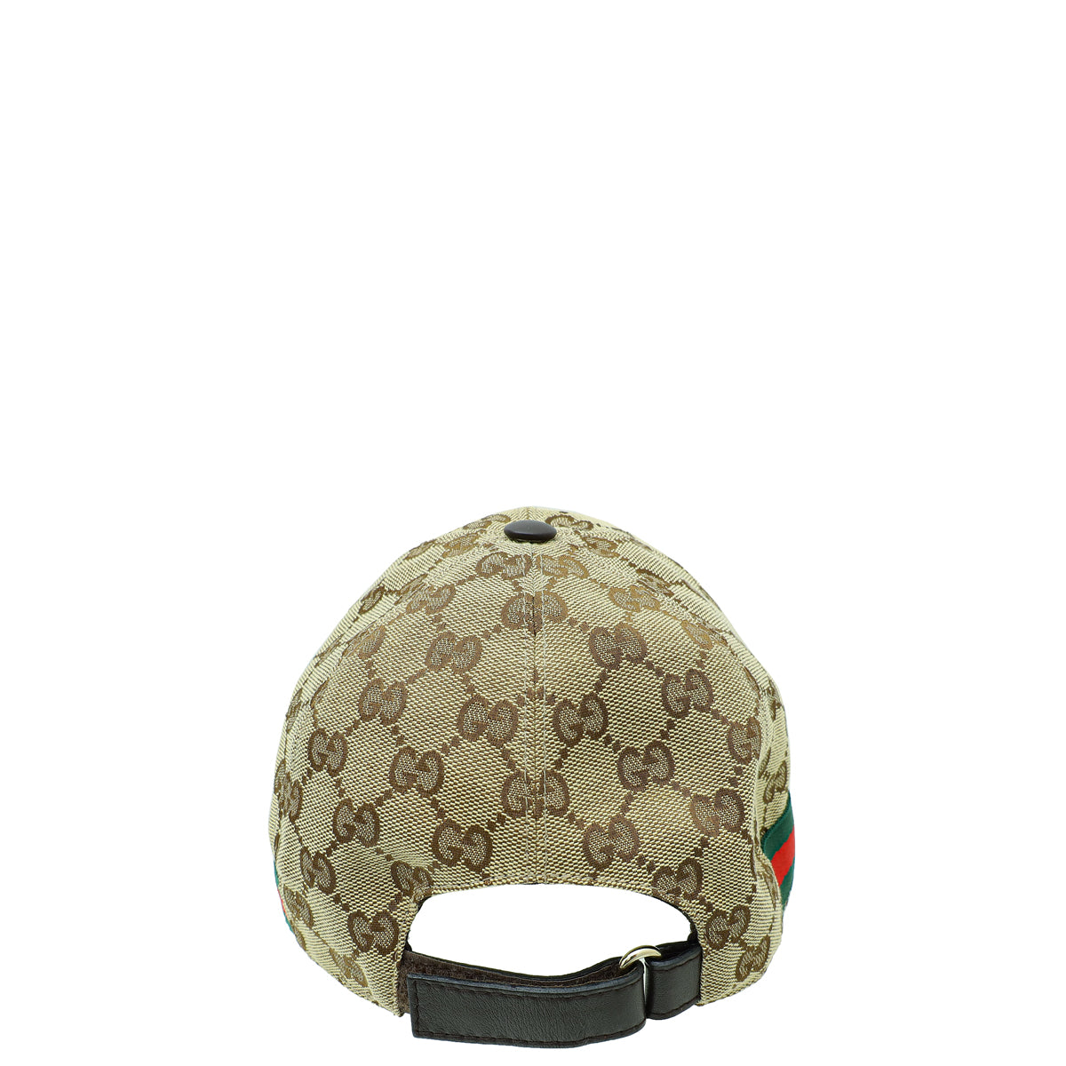 Gucci Ebony GG Web Small Baseball Hat