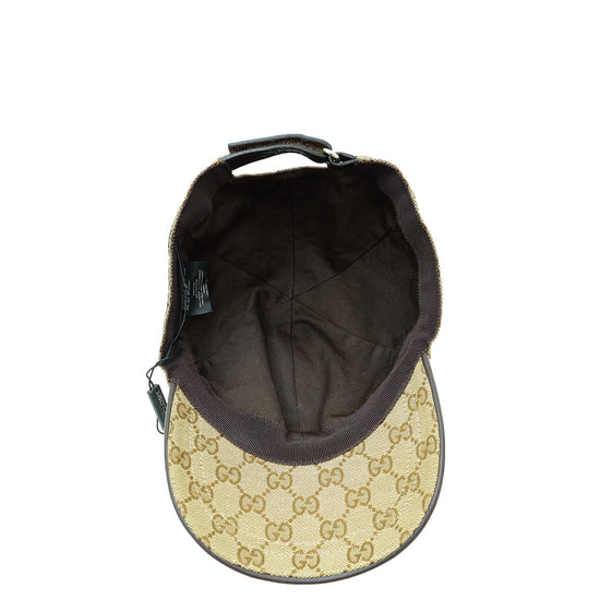 Gucci Ebony GG Web Small Baseball Hat