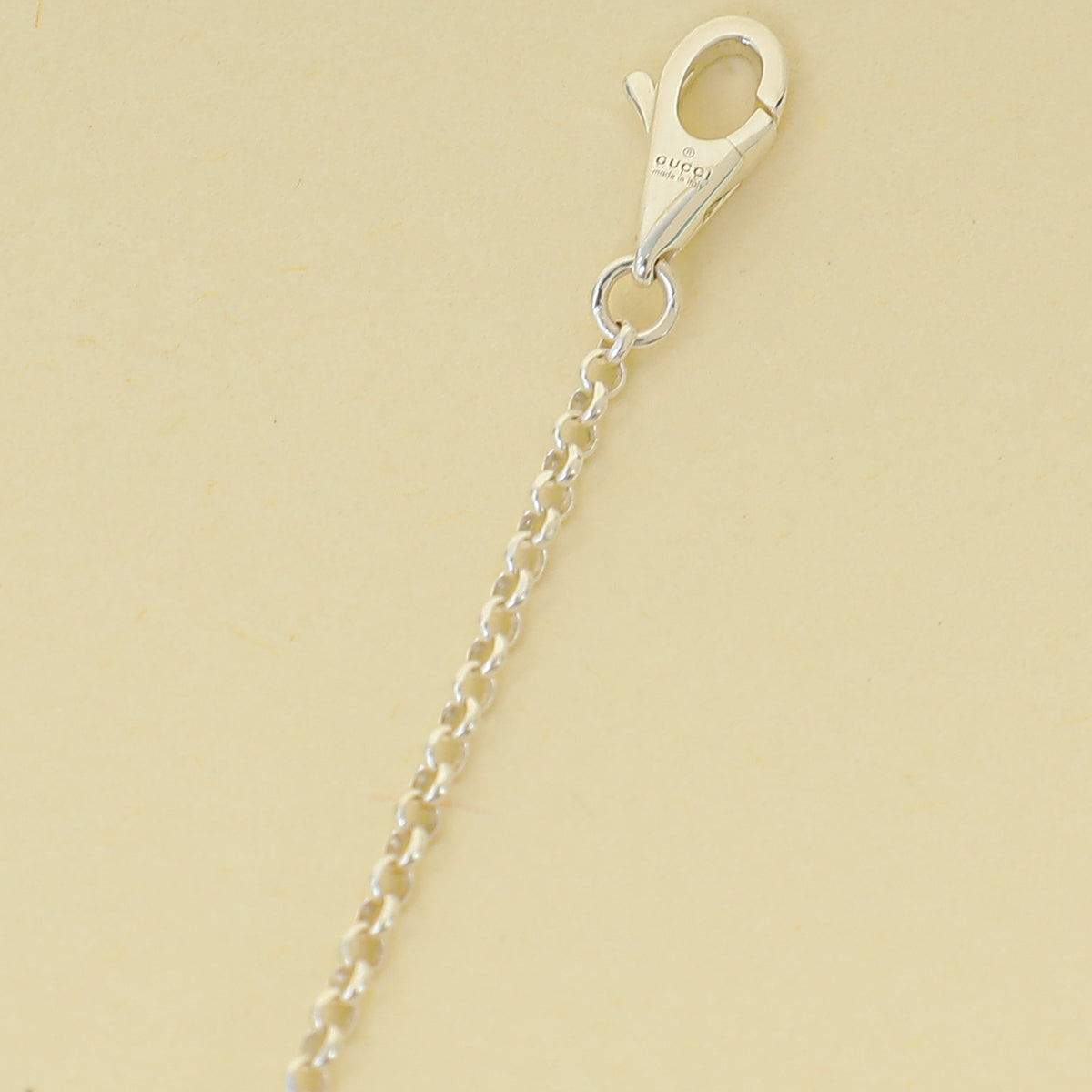 Gucci Silver GG Marmont Necklace