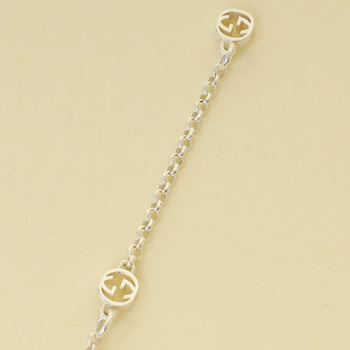 Gucci Silver GG Marmont Necklace