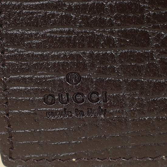 Gucci Ebony GG Supreme Travel Wallet