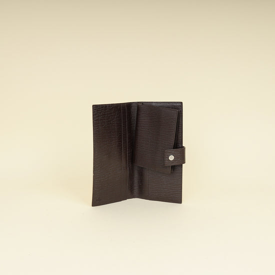 Gucci Ebony GG Supreme Travel Wallet