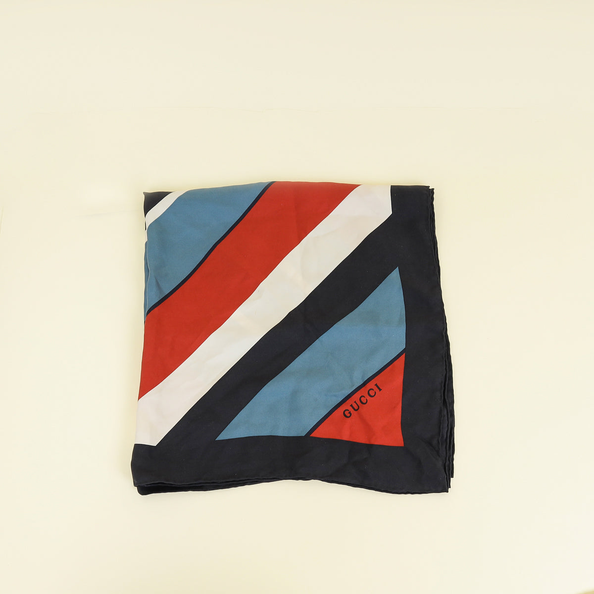 Gucci Muticolor Geometric Print Scarf