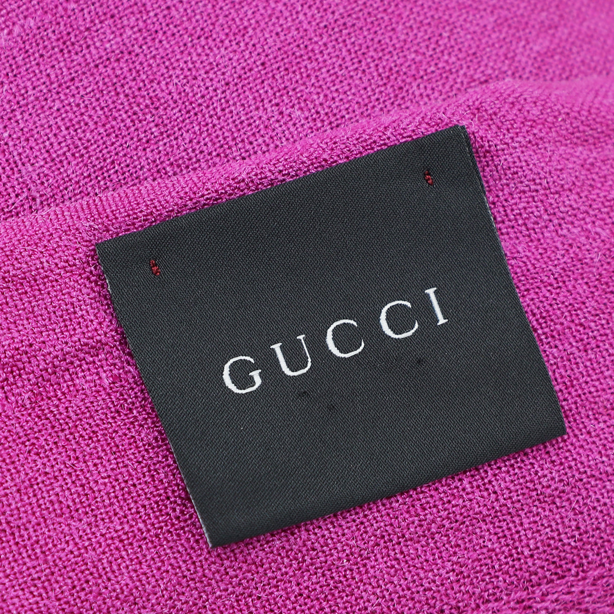 Gucci Violet GG Wool Silk Scarf