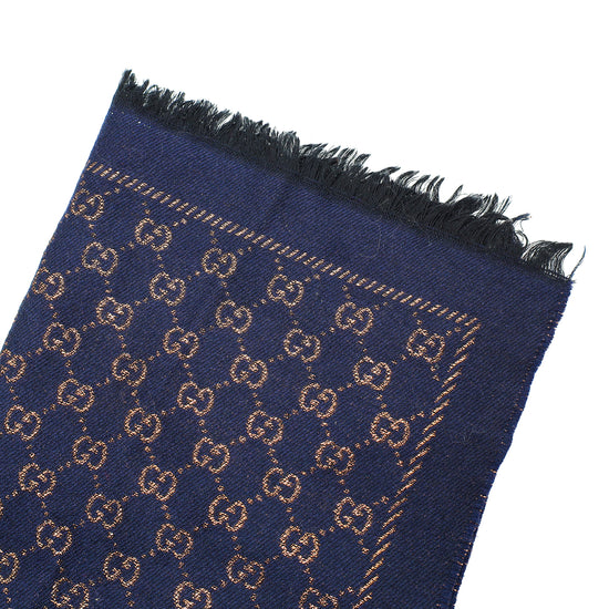 Gucci Bicolor GG Wool Scarf