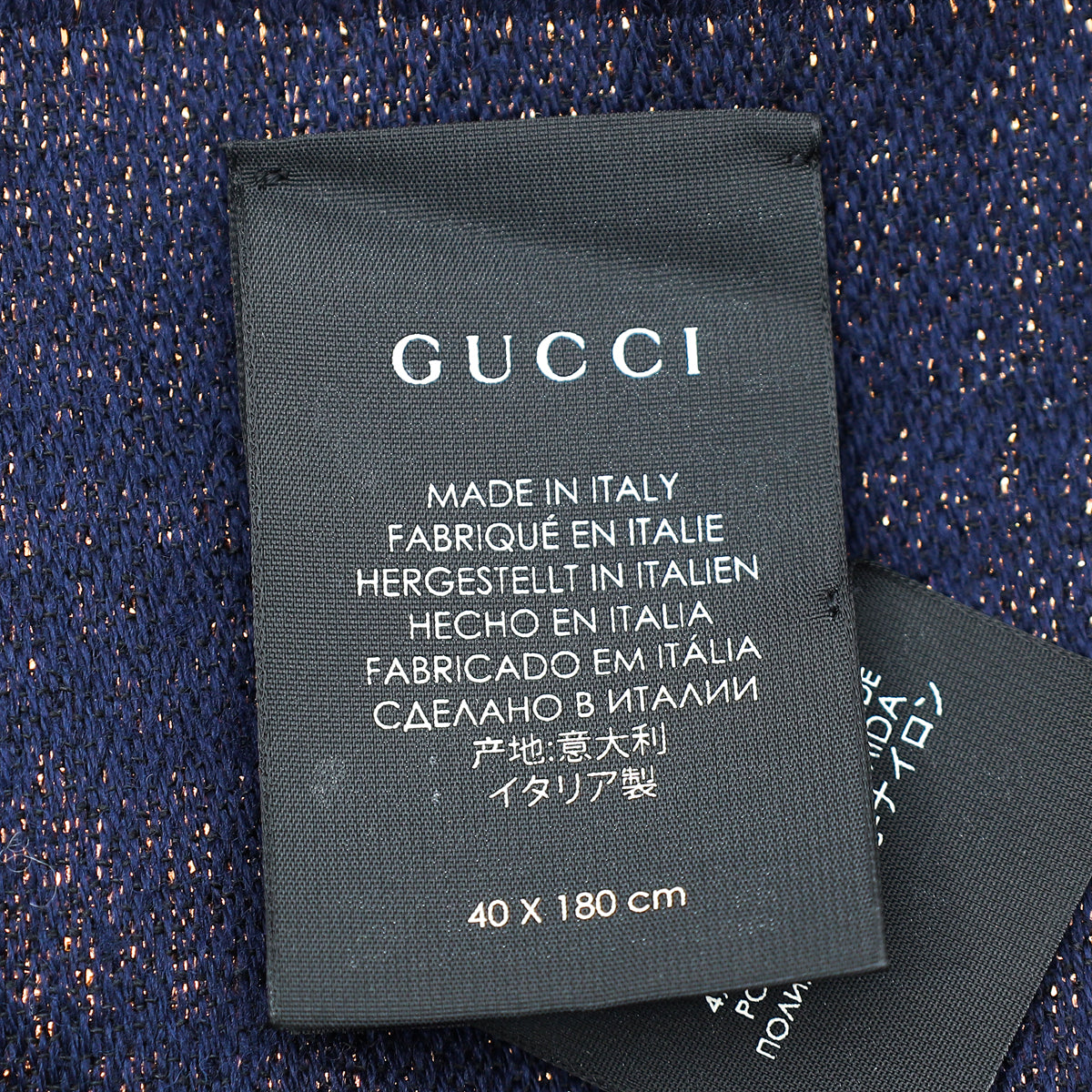 Gucci Bicolor GG Wool Scarf