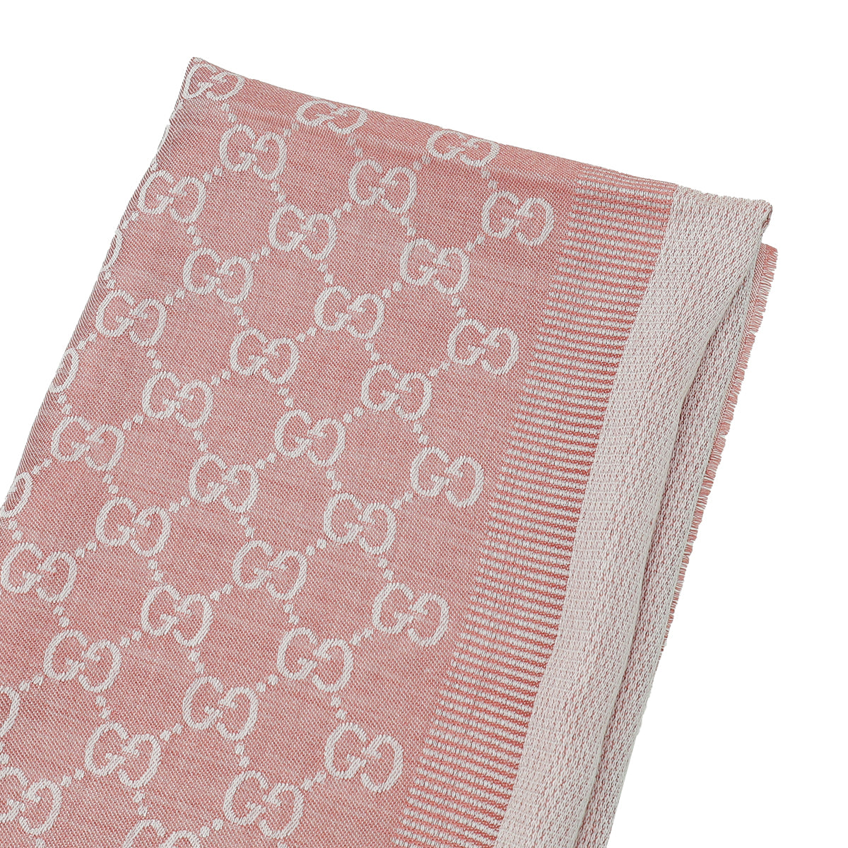 shawk scarf gucci gg pink wool and silk ref.282711 - Joli Closet