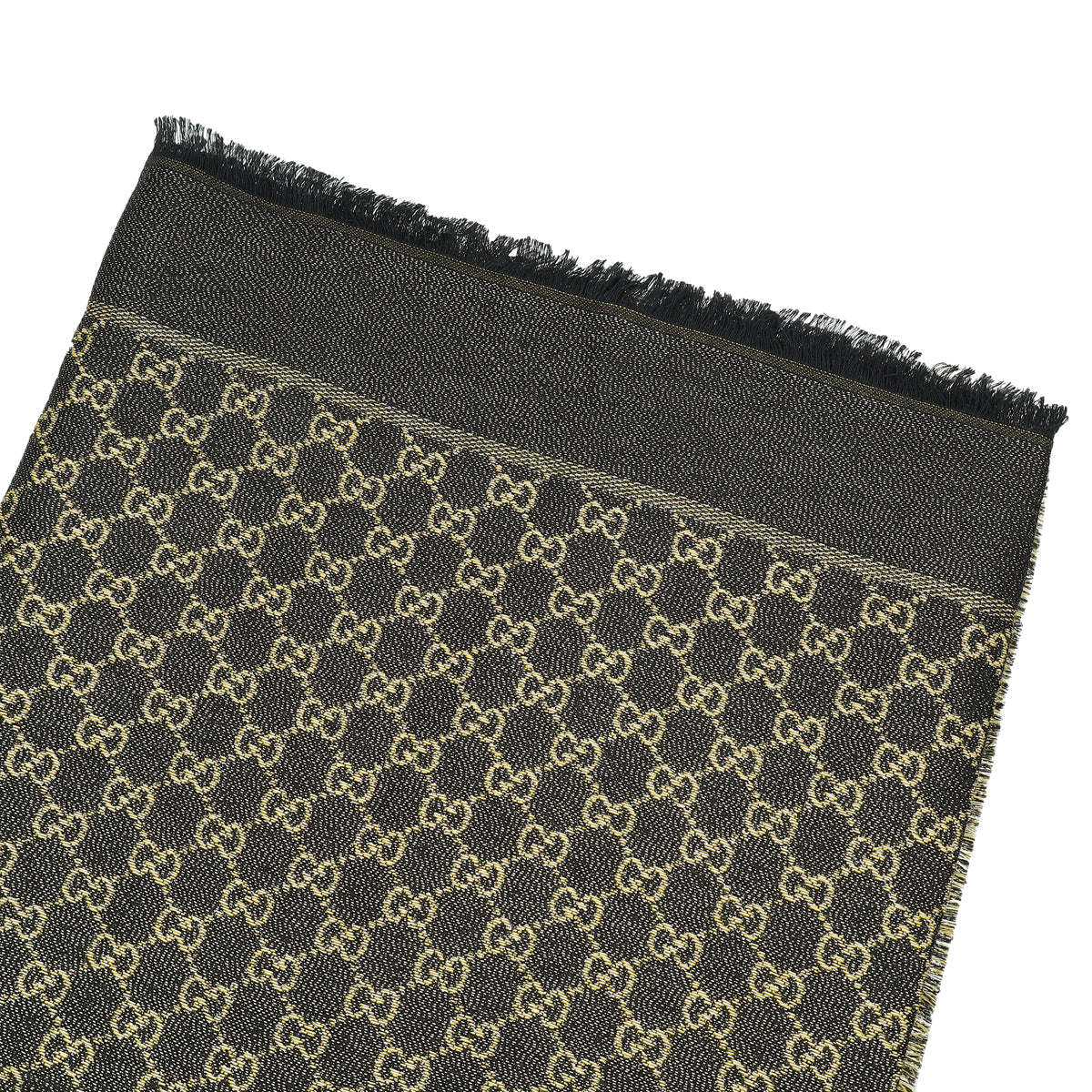 Gucci Bicolor GG Lurex Jacquard Shawl