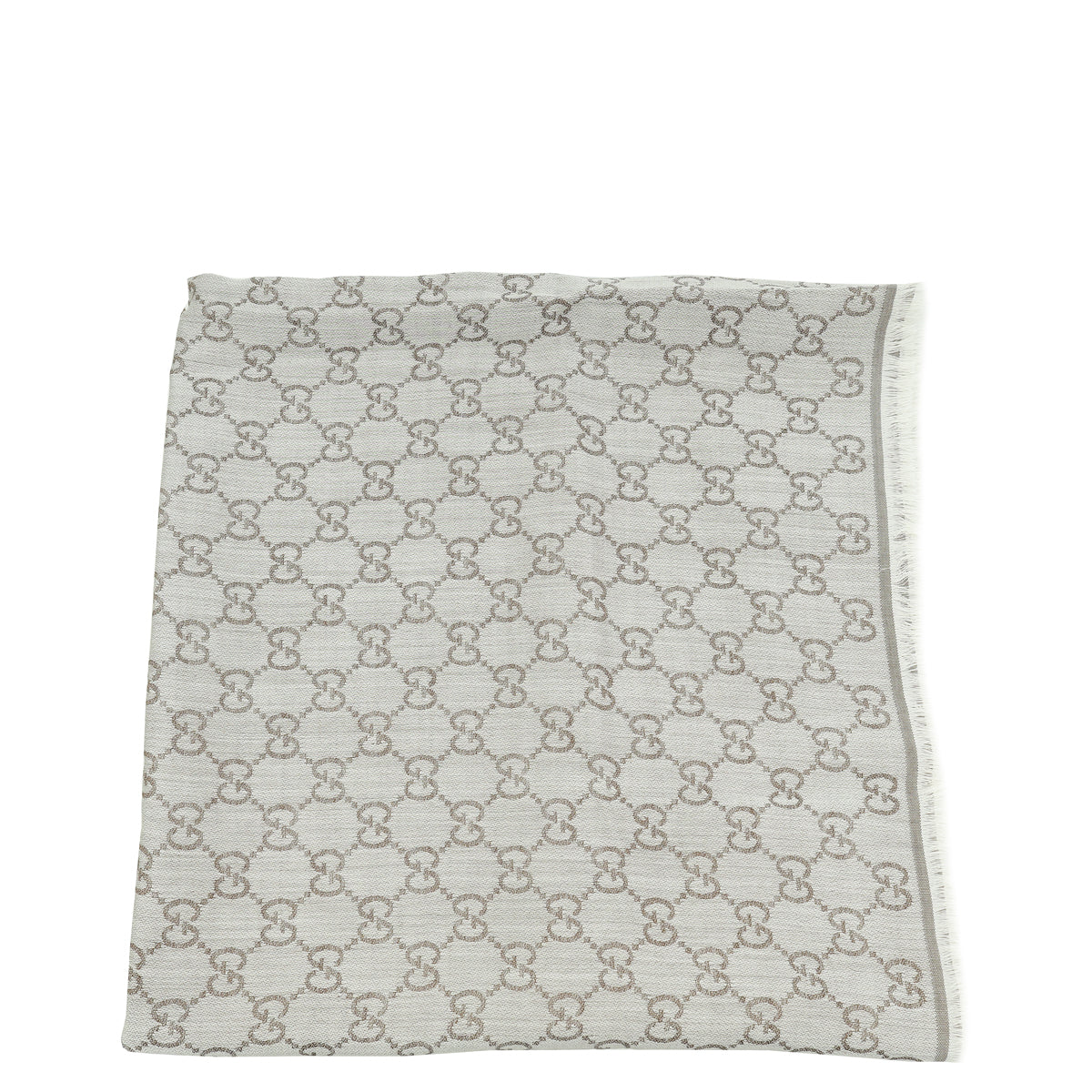 Gucci Bicolor GG Wool Jacquard Shawl-Gucci-THE CLOSET