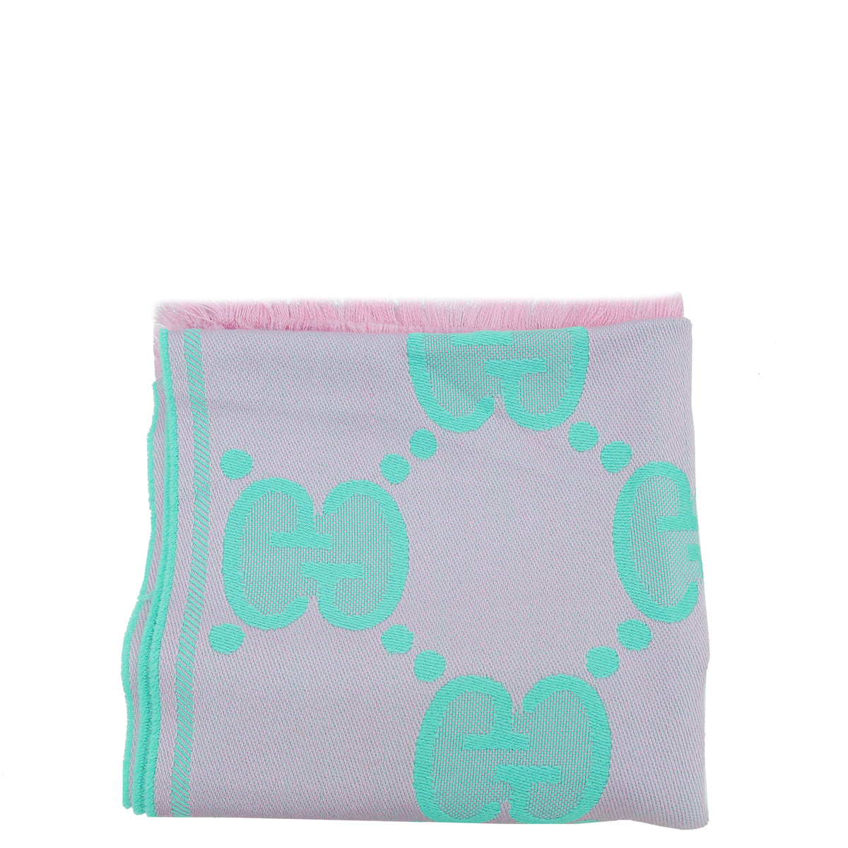 Gucci Bicolor Jumbo GG Jacquard Wool Scarf-Gucci-THE CLOSET