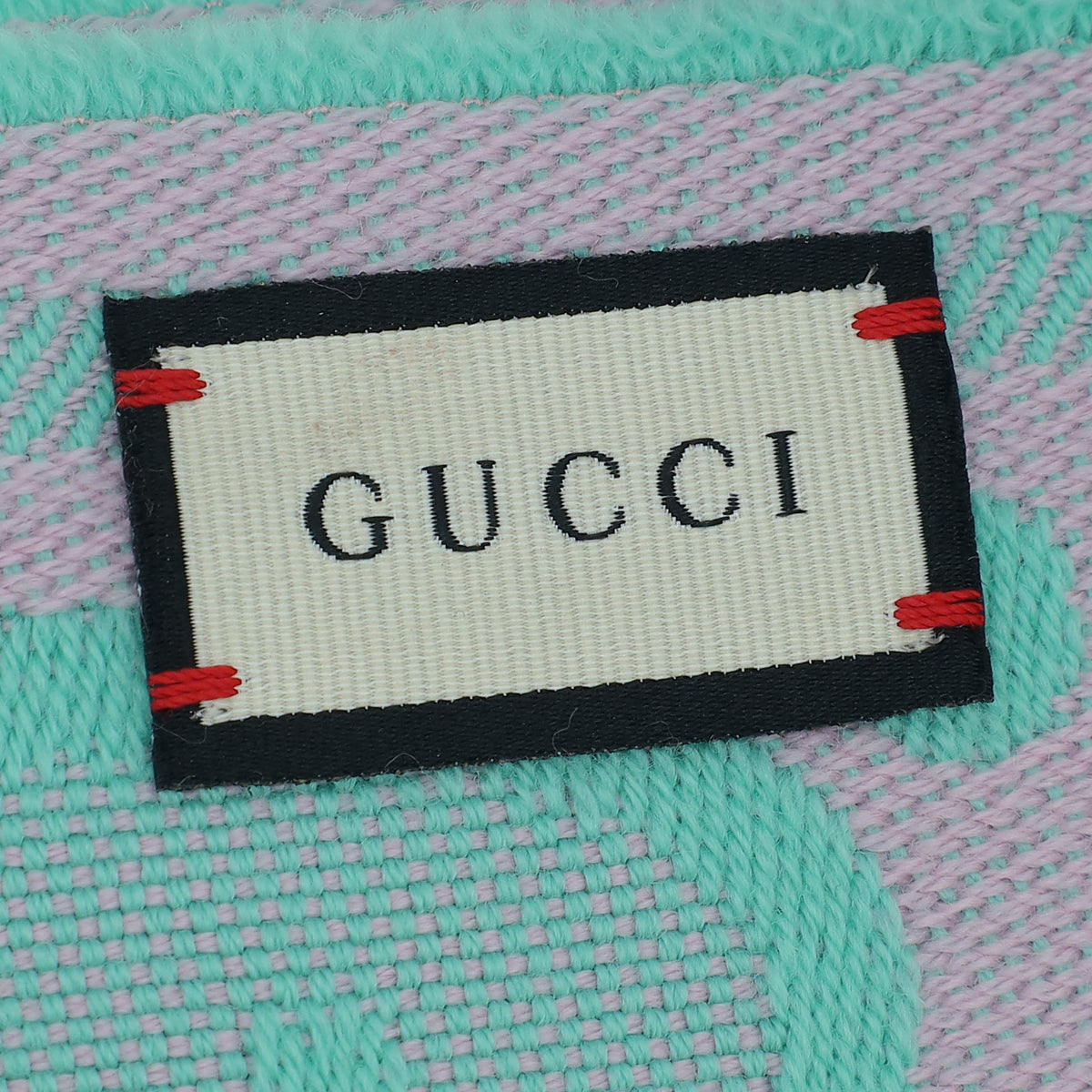 Gucci Bicolor Jumbo GG Jacquard Wool Scarf