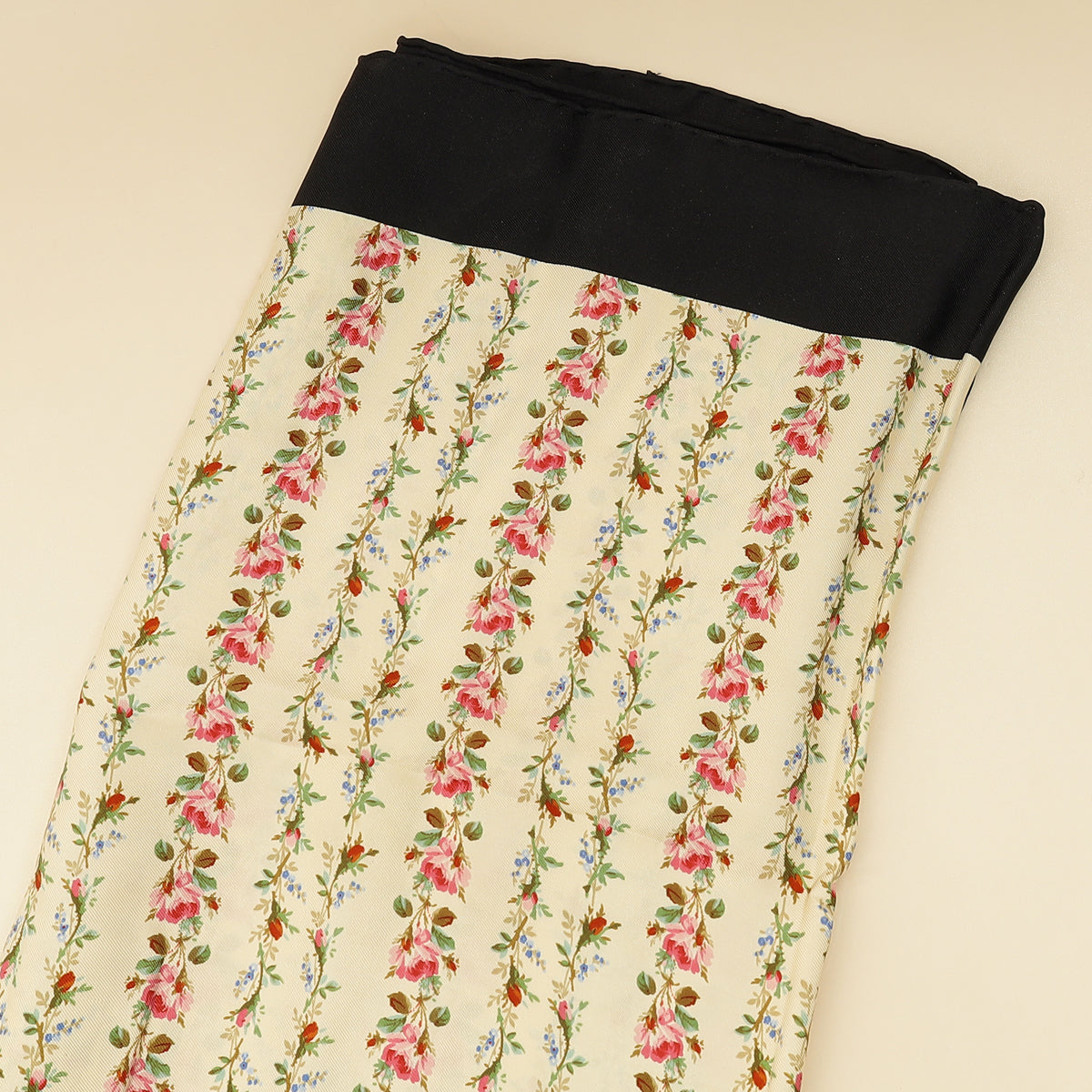 Gucci Multicolor Floral GG Web Print Scarf-Gucci-THE CLOSET