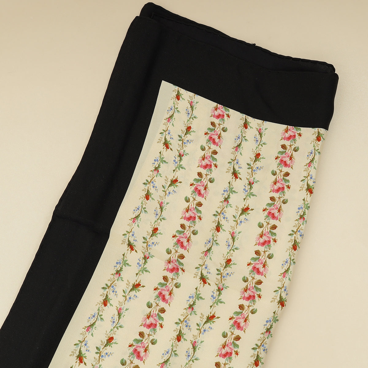 Gucci Multicolor Floral GG Web Print Scarf-Gucci-THE CLOSET