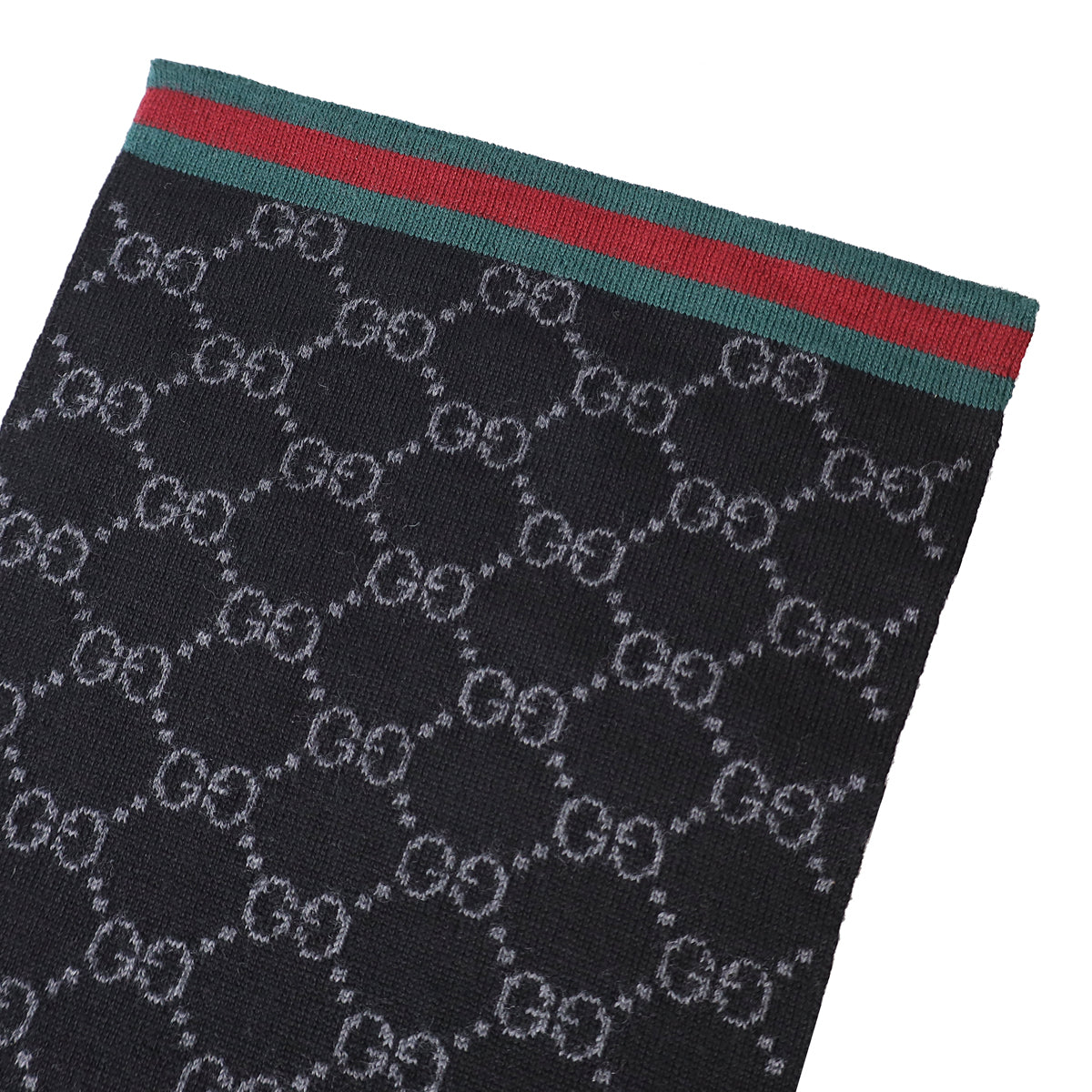 Gucci Bicolor GG Logo Wool Men's Scarf