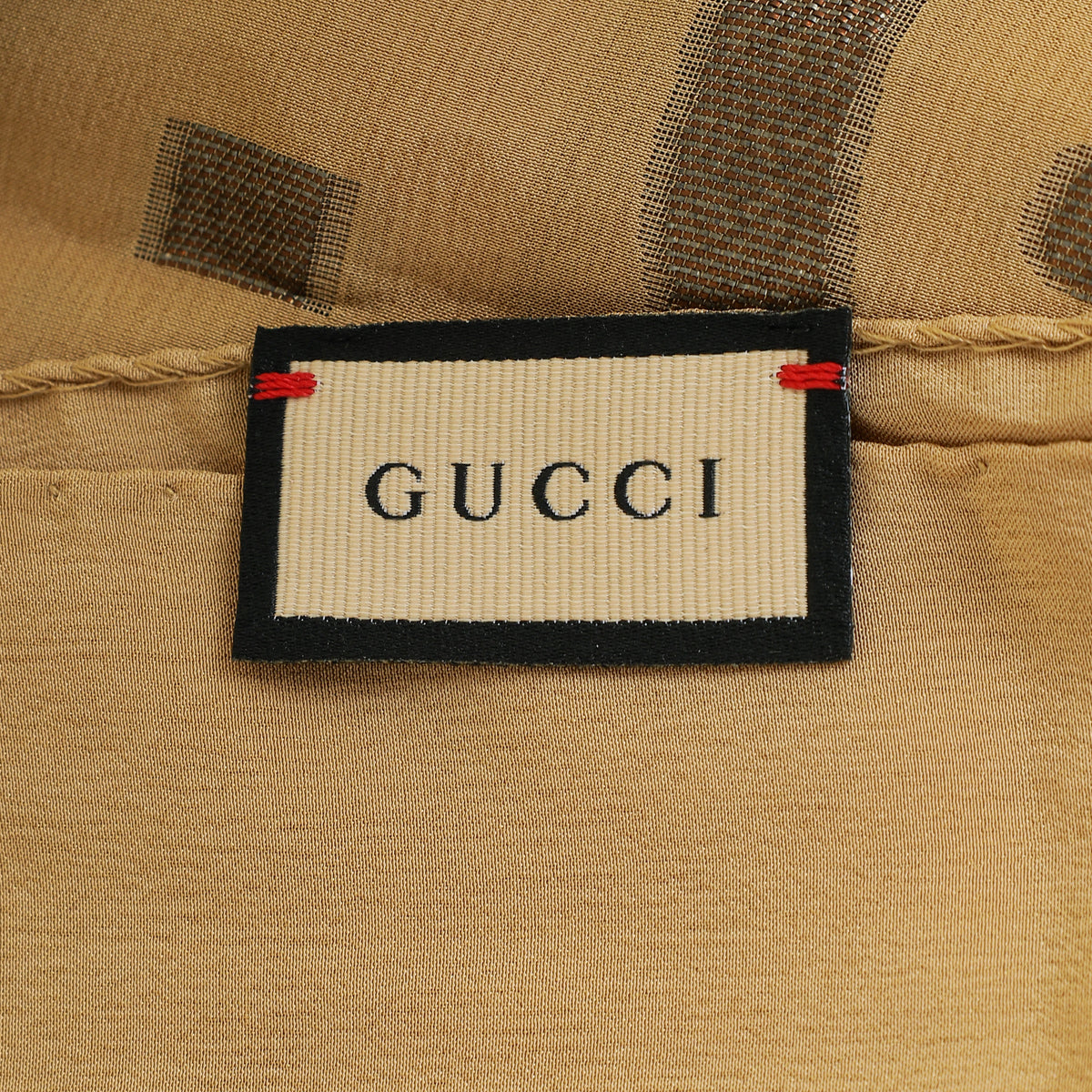 Gucci Bicolor GG Fil Coupé Lamé Stole Scarf