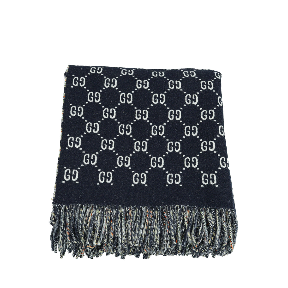 Gucci Multicolor Reversible Check Poncho Wool Cape-Gucci-THE CLOSET