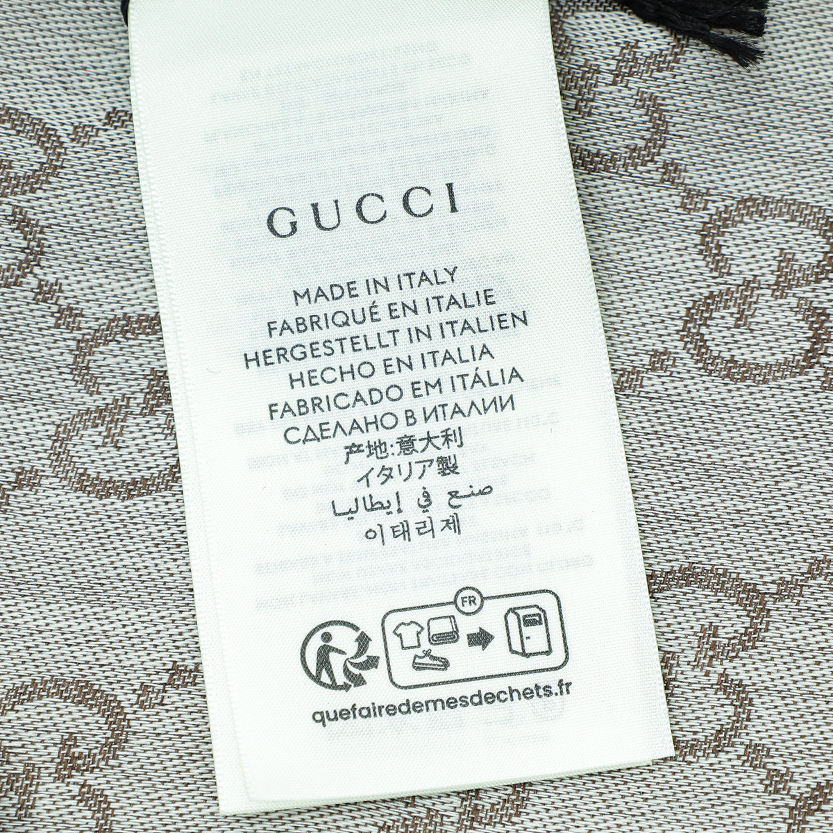 Gucci Bicolor GG Scarf