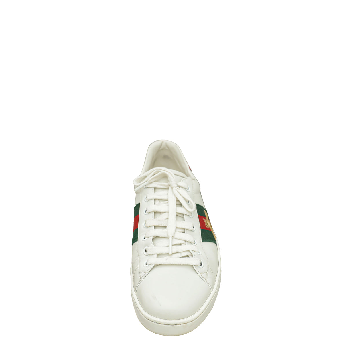 Gucci White Ace Bee Embroidered Sneakers 8-Gucci-THE CLOSET