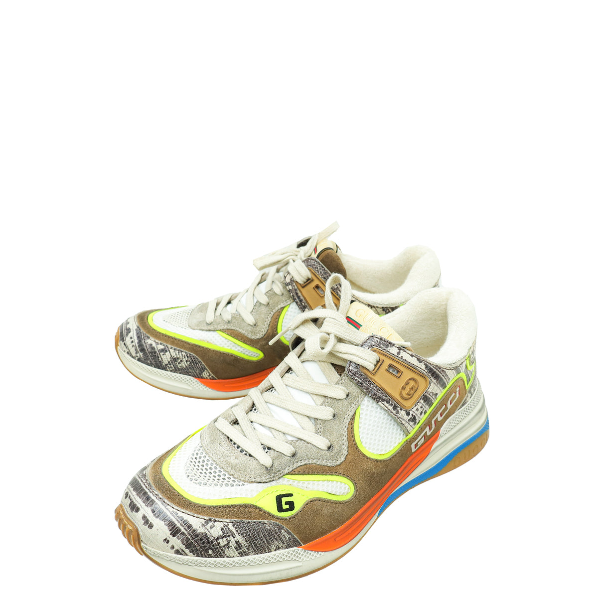 Gucci Multicolor Tejus Printed Women's Ultrapace Sneaker 39-Gucci-THE CLOSET