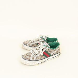 Gucci Ebony GG Tennis 1977 Sneaker 37.5