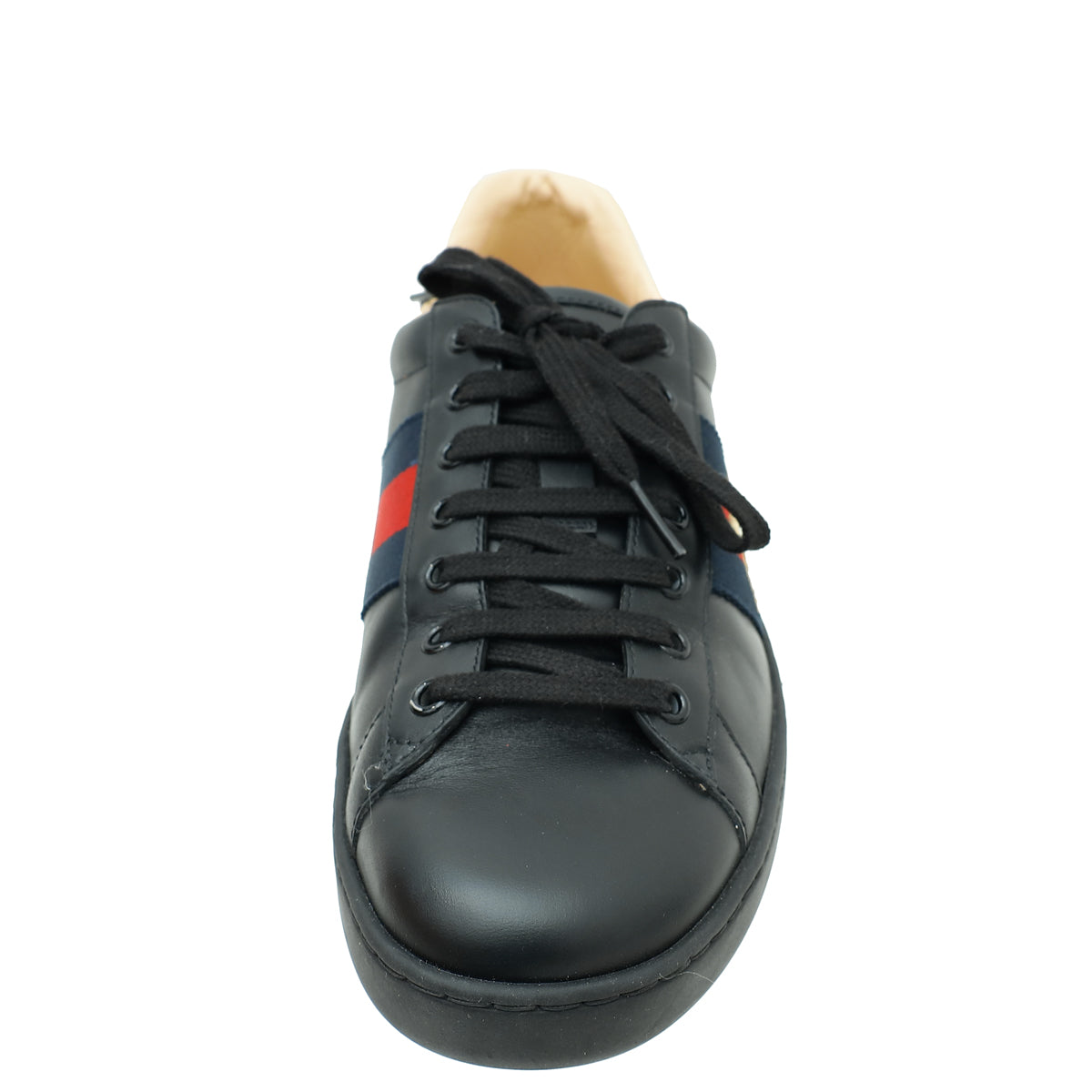 Gucci Black Ace Bee Embroidered Sneaker 8.5-Gucci-THE CLOSET