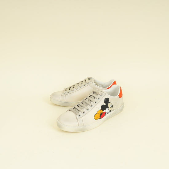 Gucci Bicolor x Disney Ace Mickey Mouse Sneakers (For Women) 36.5
