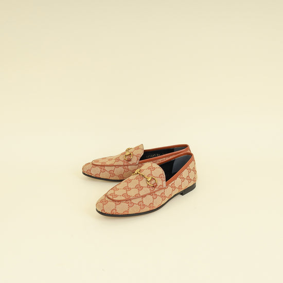 Gucci Bicolor GG Jordaan Loafer 36