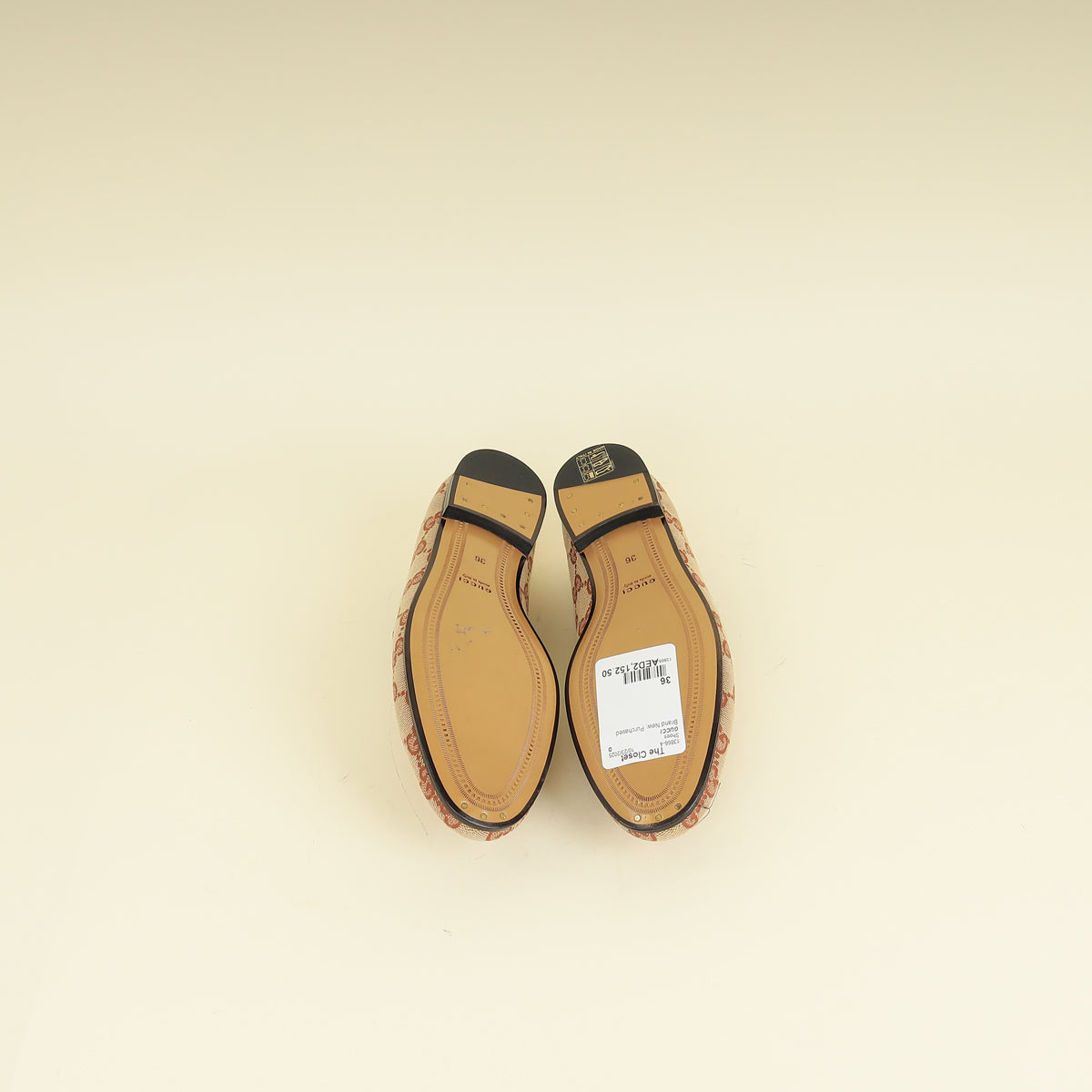 Gucci Bicolor GG Jordaan Loafer 36