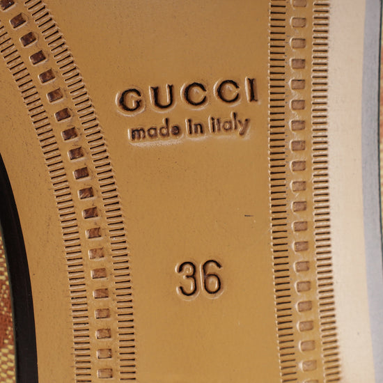 Gucci Bicolor GG Jordaan Loafer 36