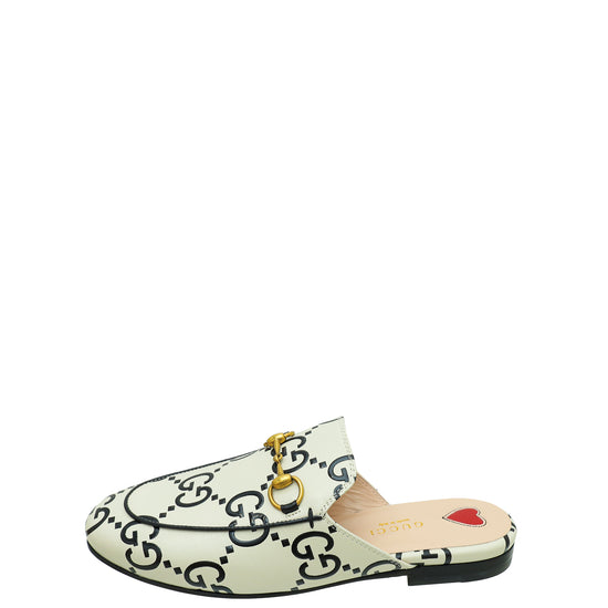 Gucci Bicolor Jumbo GG Princetown Slippers 36