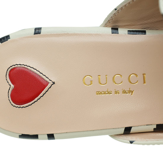 Gucci Bicolor Jumbo GG Princetown Slippers 36