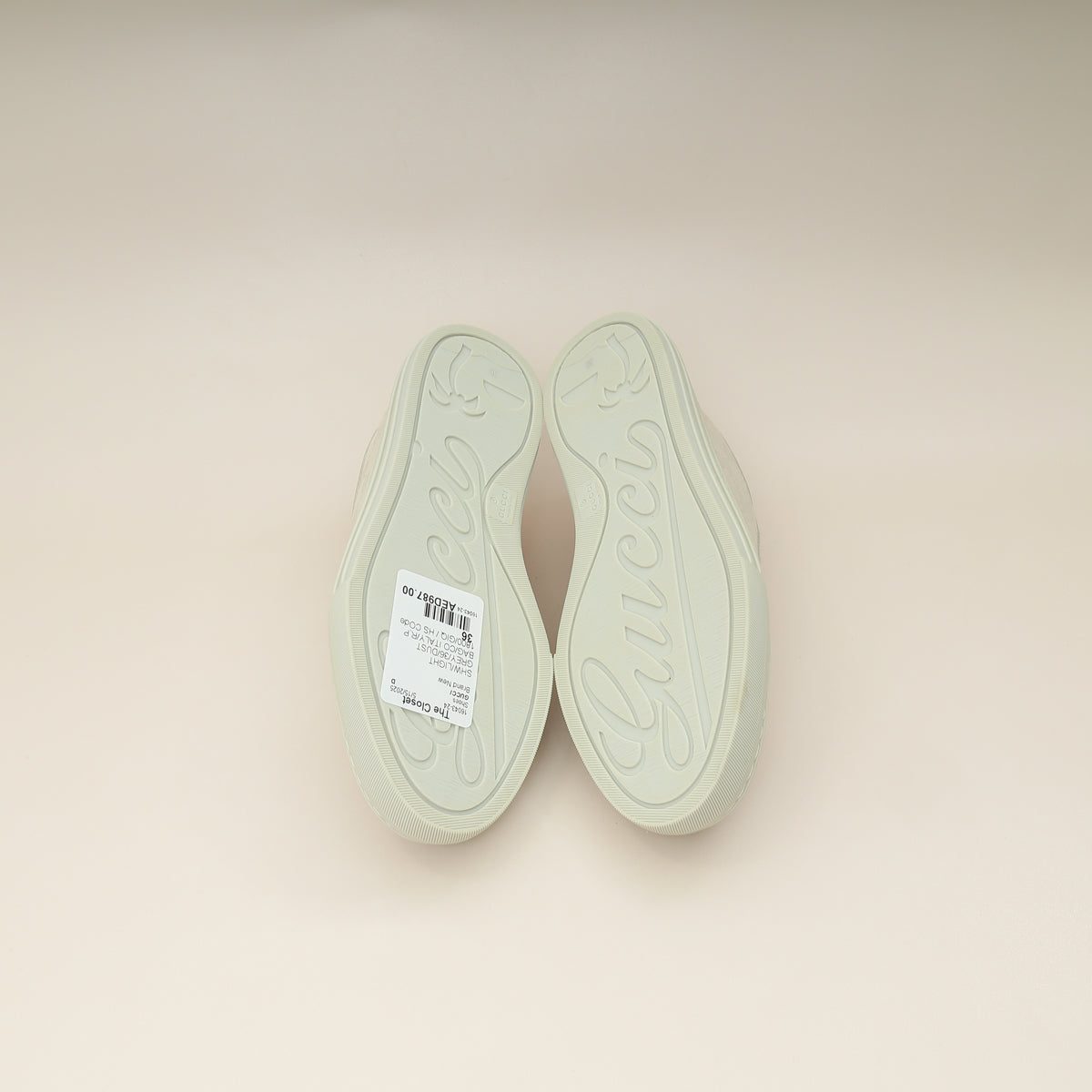 Gucci Light Grey GG Sneaker 36-Gucci-THE CLOSET