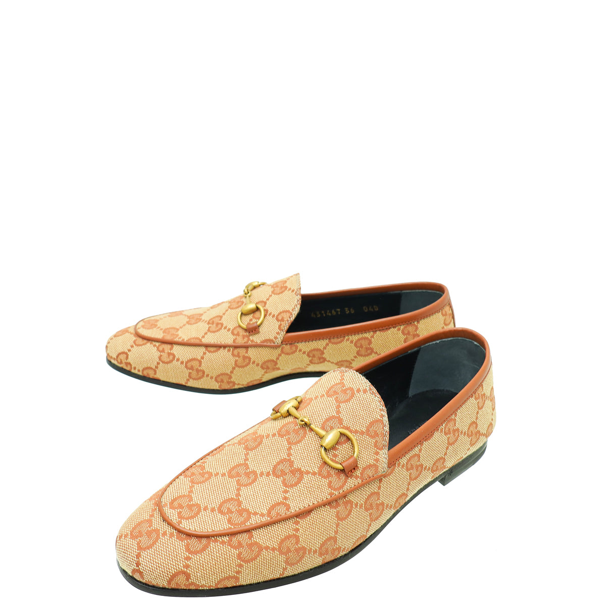 Gucci Bicolor GG Jordaan Loafer 36-Gucci-THE CLOSET