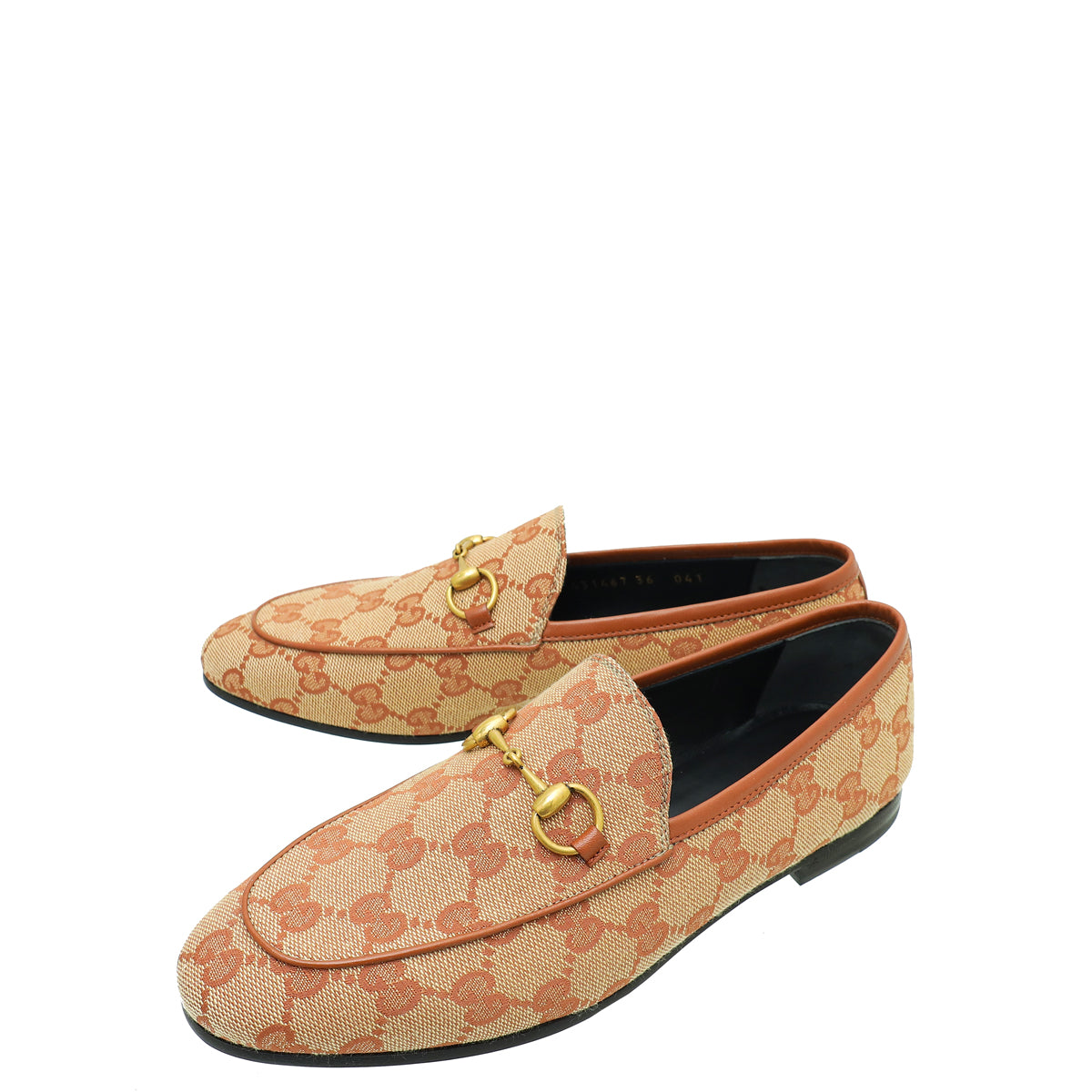 Gucci Ebony GG Jordaan Loafer 36-Gucci-THE CLOSET