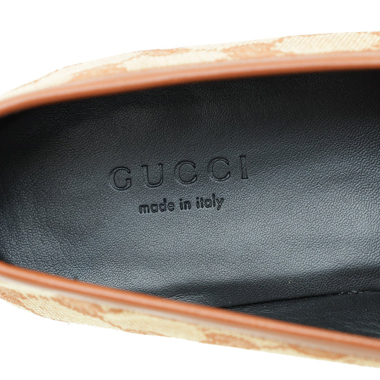 Gucci Ebony GG Jordaan Loafer 36