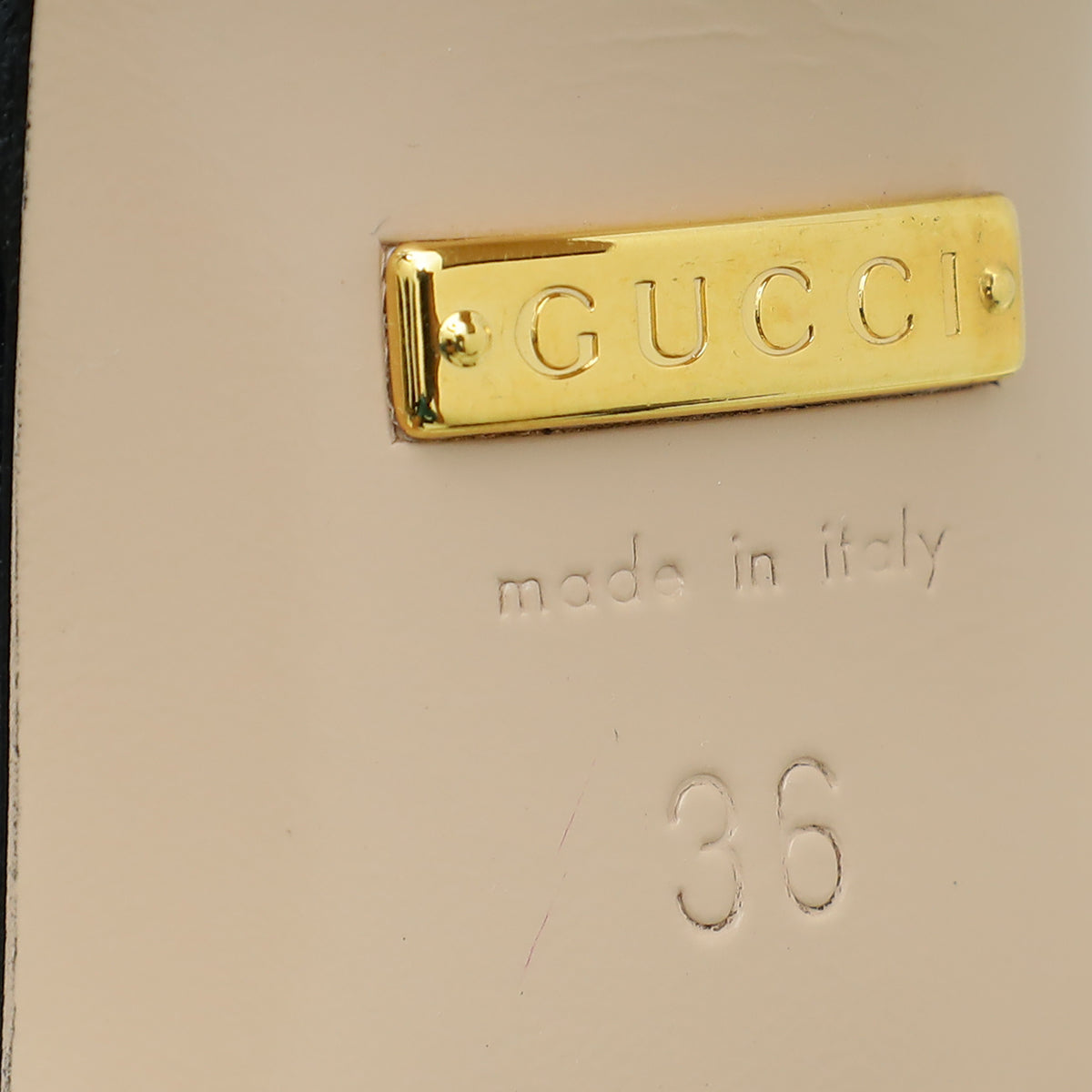 Gucci Black GG Marmont Slide Mules Sandal 36